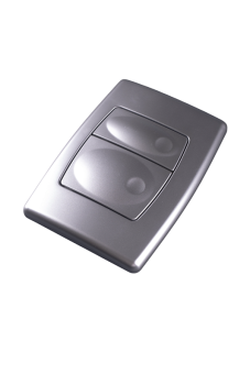 Клавиша смыва АНИ Пласт WP1120 для системы скрытой установки унитаза матовый хром прямоугольная