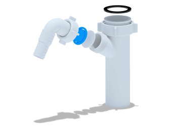 Отвод для стиральной машины АНИ Пласт M140 1 1/2 дюйма х 40 мм