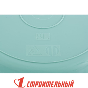 Таз пластмассовый круглый 8 л, Россия// Elfe		