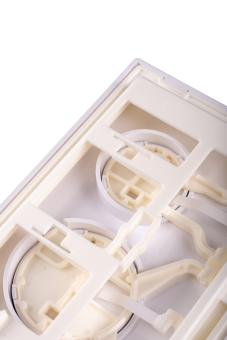 Клавиша смыва АНИ Пласт WPG1300G для инсталляции белая глянцевая круглая (старый артикул WP1300)