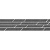 SG144/005T Декор мозаичный Гренель серый темный 46,5х9,8 (16шт)