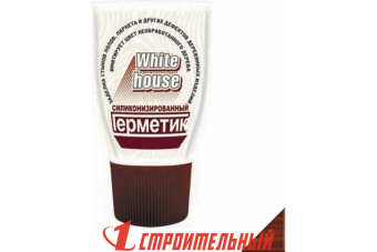 Герметик White house Силиконизированный махагон тюбик 
