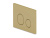 Клавиша АНИ Пласт для системы скрытой установки унитаза золото матовое, клавиша золото матовое WP1355