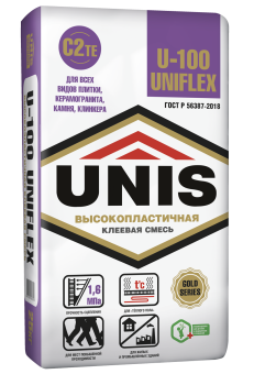 Клей эластичный ЮНИС U-100 25кг Эластичный