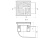 Трап для душа АНИ Пласт TQ1116 DN110 горизонтальный нерегулируемый с сухим затвором и решёткой из чугуна 150х150 мм