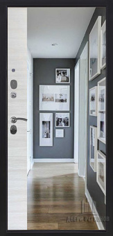 Дверь входная Спартак, цвет Антик темное серебро, панель - Спартак цвет Зеркало panorama акация ПВХ белая поперечная