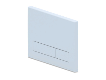 Клавиша смыва АНИ Пласт для инсталляции, плоская кнопка, белый матовый, WP1500