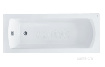 Ванна Santek Монако XL 160х75 прямоугольная белая 1WH111978