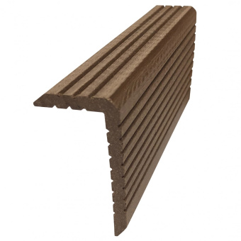 Уголок из ДПК декоративный Wooden Deck Коричневый 4000х70х35 мм