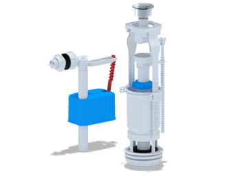 Набор с боковой подводкой АНИ Пласт WC6050M 1/2 дюйма с пластиковым штуцером эконом кнопка металл