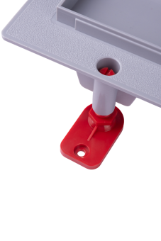 Трап линейный пластиковый АНИ Пласт TLQ1365M DN40 с сухим затвором и матовой решёткой Бриз 650х62 мм