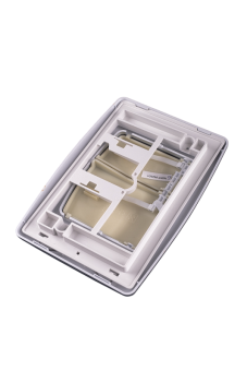 Клавиша смыва АНИ Пласт WP1120 для системы скрытой установки унитаза матовый хром прямоугольная