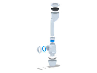 Сифон для писсуара АНИ Пласт U0100 40 мм