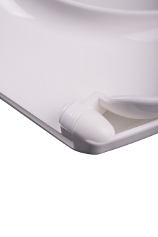 Сиденье для унитаза АНИ Пласт WS0200 из полипропилена с пластиковым креплением