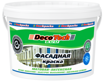 DecoTech ECO краска в/э фасадная 14кг