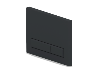 Набор инсталляции 50 см АНИ Пласт WN1143 с унитазом, сиденьем и прямоугольной черной клавишей WP1430