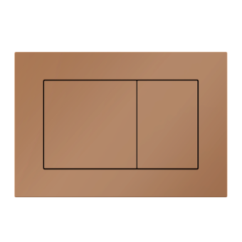 Клавиша АНИ пласт для системы скрытой установки прям. квадрат унитаза медь матовая WP1788