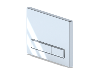 Набор инсталляции 50 см АНИ Пласт WN1141 с унитазом, сиденьем, прямоугольной кнопкой смыва хром