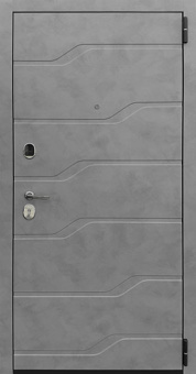 Дверь входная Стелс Х7, цвет Сандал белый, панель - Стелс Х7 цвет Сандал белый