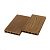 Террасная доска из ДПК RusDecking UnoDeck Ultra Орех-32 3000х150х24 мм