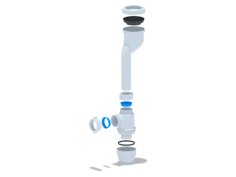 Сифон для писсуара АНИ Пласт U1000 32 мм