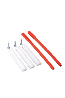 Клавиша смыва АНИ Пласт WPG1300G для инсталляции белая глянцевая круглая (старый артикул WP1300)