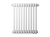 Радиатор труб. Zehnder Charleston Retrofit 3057, 06 сек.1/2 ниж.подк. RAL9016 (кроншт.в компл)