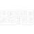Плитка настенная Mango white square белый 01 25х60 25х60 (1,2м2/57,6м2/48уп) (рельеф)