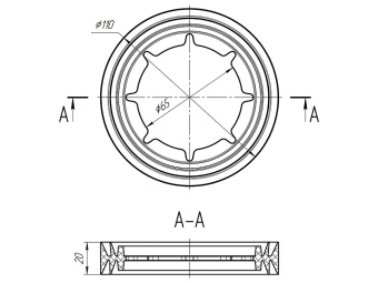 Прокладка бачка унитаза АНИ Пласт M800