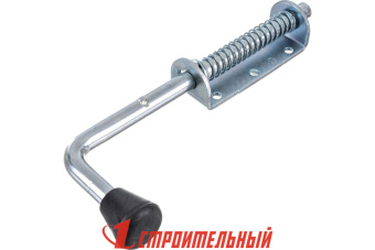 Задвижка дверная оцинк., с пружиной