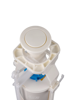 Арматура спускная АНИ Пласт WC7010 кнопка пластиковая белая