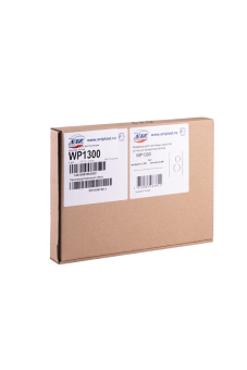 Клавиша смыва АНИ Пласт WPG1300G для инсталляции белая глянцевая круглая (старый артикул WP1300)