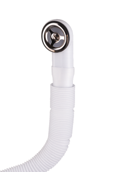 Cифон гофрированный для мойки АНИ Пласт 3 1/2 дюйма с гибким переливом и отводом для стиральной машины A1042SPG