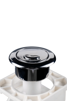 Арматура сливная АНИ Пласт WC7050C с двойной хромированной кнопкой