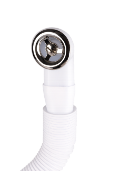 Cифон гофрированный для мойки АНИ Пласт 3 1/2 дюйма с гибким переливом и отводом для стиральной машины A1042SPG