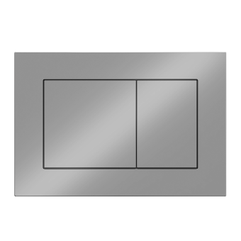 Клавиша АНИ пласт для системы скрытой установки унитаза прям. квадрат хром матовый WP1711