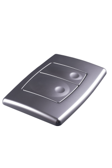 Клавиша смыва АНИ Пласт WP1120 для системы скрытой установки унитаза матовый хром прямоугольная