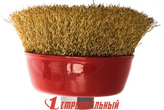 Щетка для УШМ, 75 мм, М14, "чашка", стальная проволока