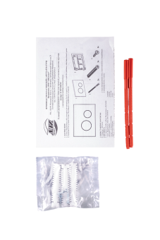 Клавиша смыва АНИ Пласт WPG1300G для инсталляции белая глянцевая круглая (старый артикул WP1300)