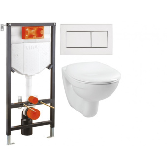 КОМПЛЕКТ: FIT инсталляция,унитаз,сиденье DP (NORM-VitrA) 