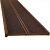 Ступень из ДПК полнотелая Wooden Deck Коричневая 4000х320х20 мм