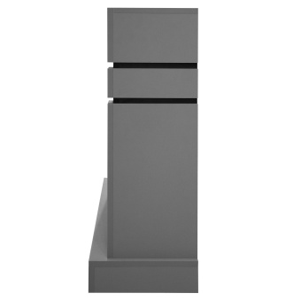 Каминокомплект: Очаг Electrolux EFP/P-4220LS, портал Lindos 42/40/36, светло-серый, р/в