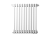 Радиатор труб. Zehnder Charleston Retrofit 3057, 06 сек.1/2 ниж.подк. RAL9016 (кроншт.в компл)