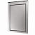 Л2040 dark gray metal люк-дверца ревизионная 218*418 c фланцем 196*396