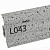 Плинтус напольный ПВХ Line Plast L043 Серый Гранит 2500х58х22 мм