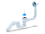 Сифон для ванны АНИ Пласт E051 1 1/2 дюйма плоский с переливом и переходной трубой 45 градусов 40х50 мм