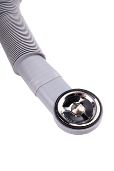 Cифон для мойки АНИ Пласт F серия F7500S 3 1/2 дюйма 40 мм двойной смещенный с гибким переливом и отводом для стиральной машины