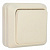 Выключатель 1-кл "Олимп" бежевый
