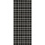 MM7204 Декор Алькала черный мозаичный 20x50 (10шт)