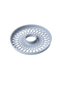 Трап для душа АНИ Пласт TQ1616 DN110 горизонтальный регулируемый с сухим затвором и решёткой из чугуна 150х150 мм